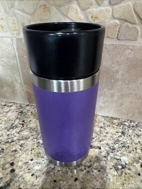 Yeti Purple Insulated Travel Mug with Black Lid